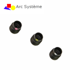 Arc Systeme - Peep Einsätze mit Linse 0,9 mm -3 Strong
