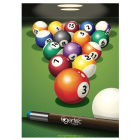 Egertec - Spiel Scheibenauflage  8 ball pool