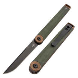 Böker Plus - Kaizen Green Canvas Micarta Taschenmesser