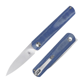 Kizer - Feist Micarta Blue Taschenmesser