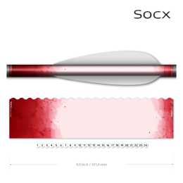 Socx - Wraps Max Stain 5,5 mm rot