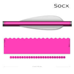 Socx - Wraps Max Flour Color 10,3 mm fl. pink